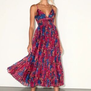 Lulus Floral Midi Dress